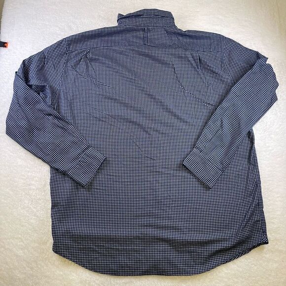 Nautica Shirt Mens Size XL Blue Plaid Casual Button Up Long Sleeve - Picture 2 of 11